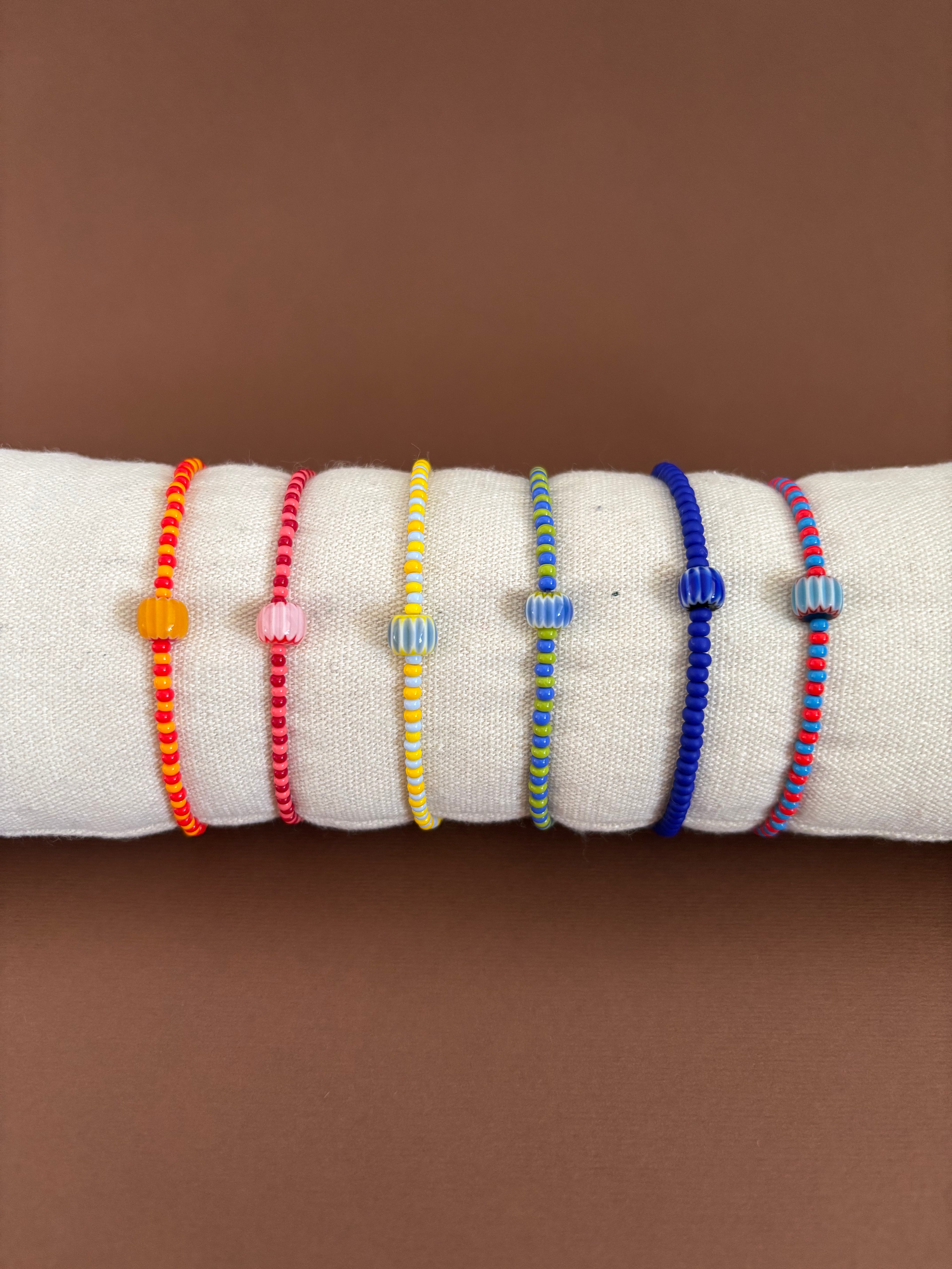 Braccialetto con murrina colorata