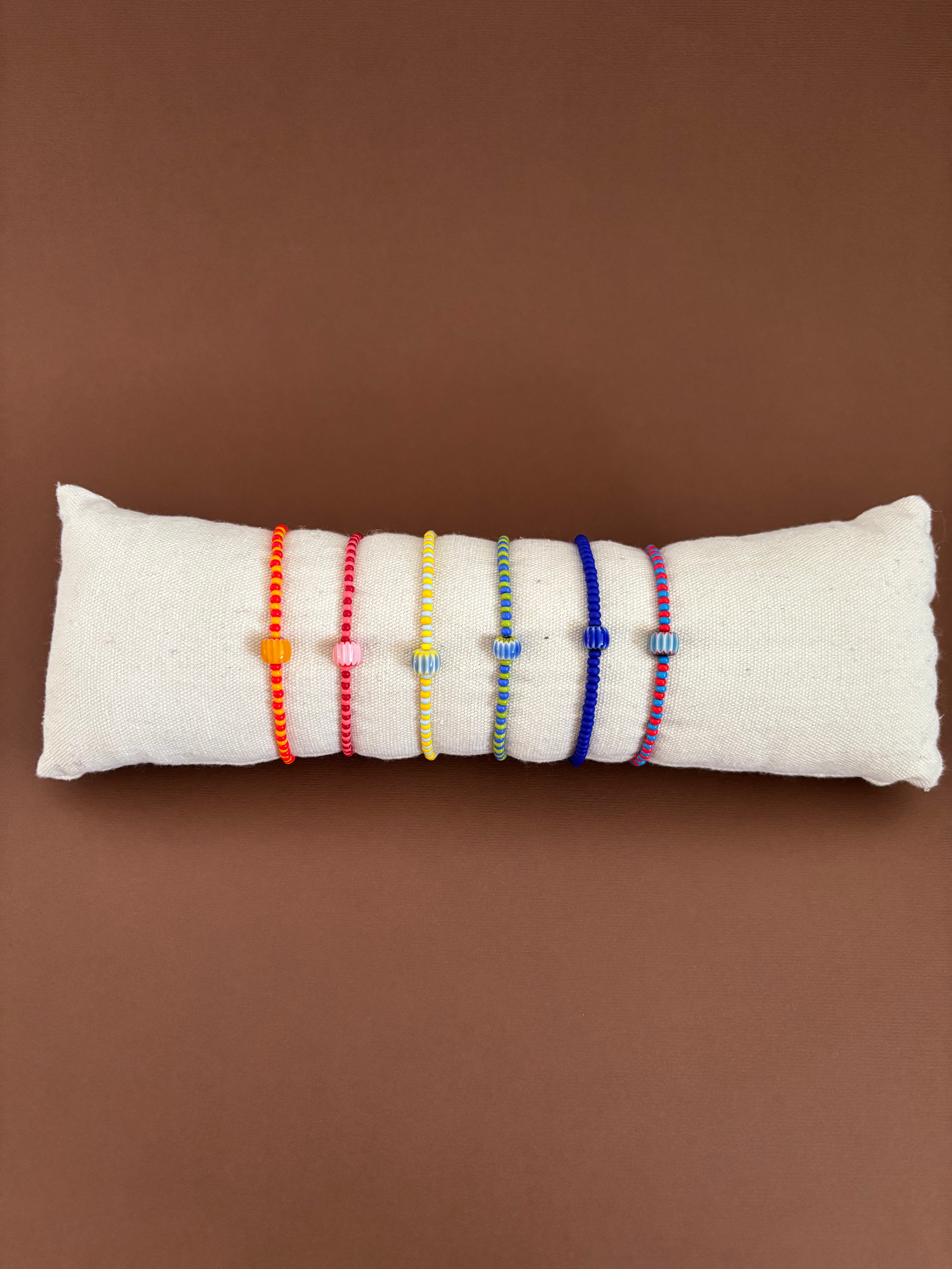 Braccialetto con murrina colorata