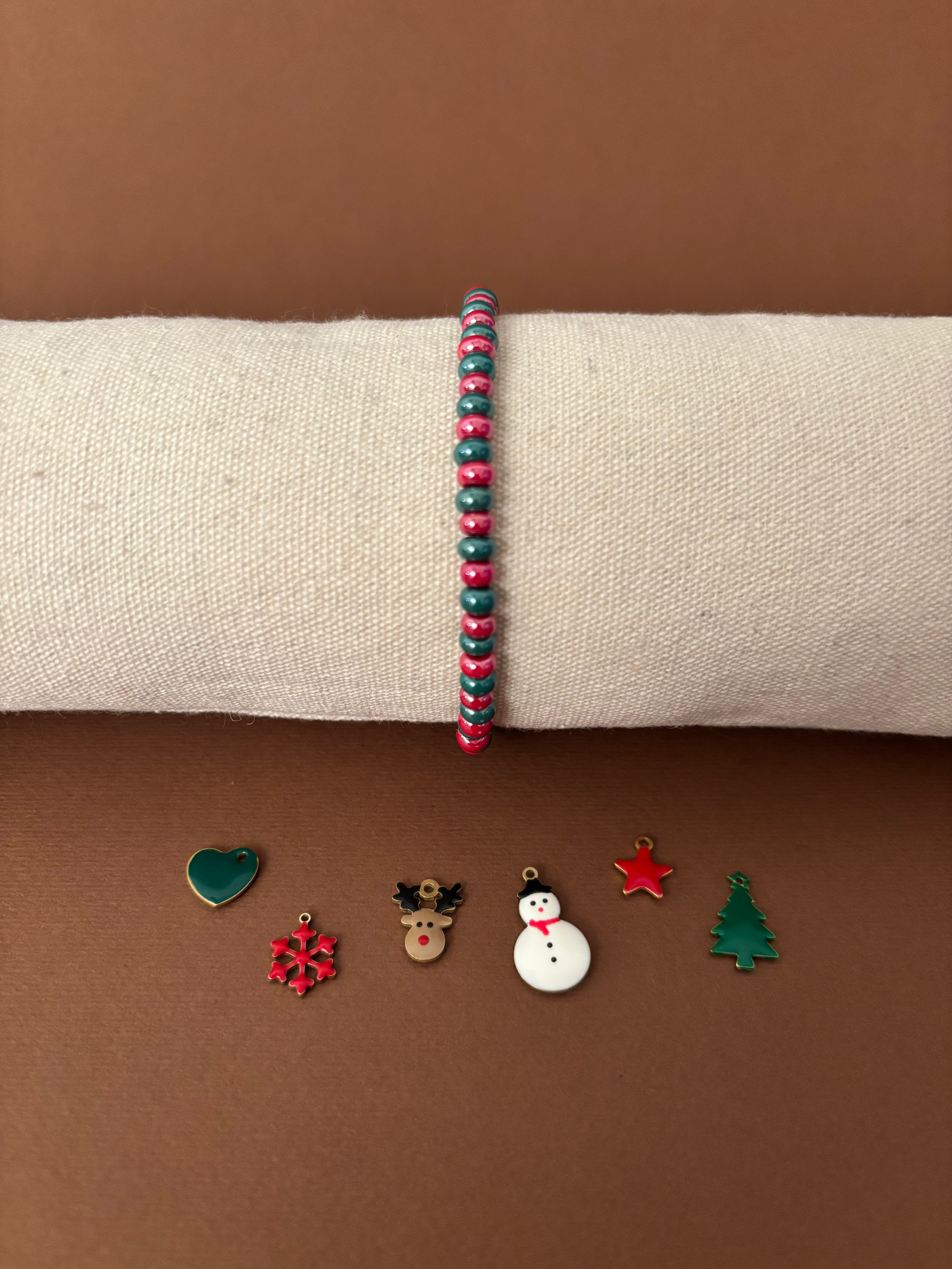 Braccialetto con charms di Natale (6)